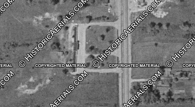 Biltmore Motel (Tourist Haven Motel) - 1954 Aerial Photo (newer photo)